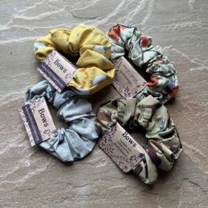 Hillbillie Bows Animal Print Scrunchies