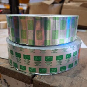 5 Aluminium Capping Foil Organic Whole Milk