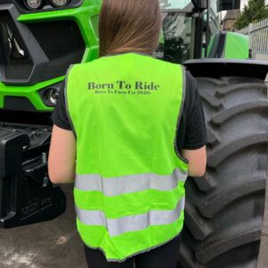 Born To Farm Hi Viz Waistcoat Yellow 1