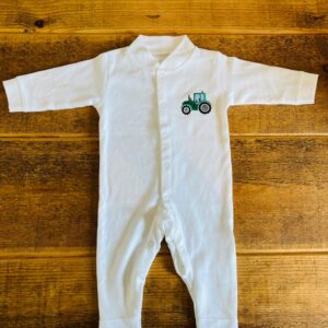 Born to farm sleepsuit green