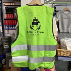 Clapham Agricultural Born To Farm Hi Viz