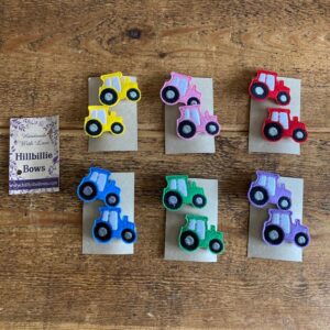 Hillbillie bows hairclips front jpeg