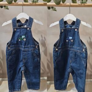 Clapham Agricultural Engineering Born To Farm Denim Dungarees jpg