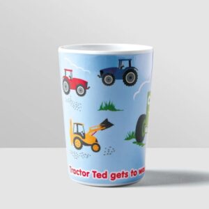 Clapham Agricultural Engineering Tractor Ted Melamine Beaker jpg