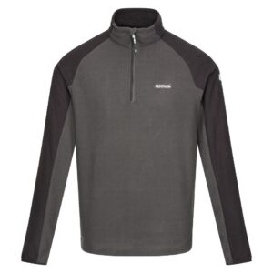 Claphamn Agricultural Engineering Regatta Elson II Lightweight Half Zip Fleece Mens Ash Black jpg